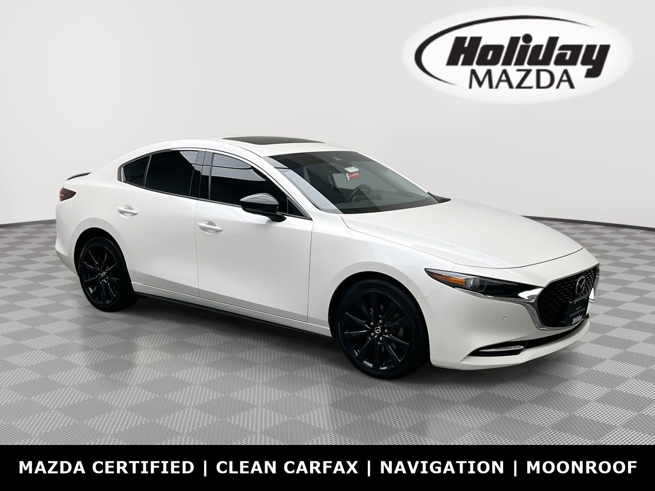 Certified 2021 MAZDA MAZDA3 2.5 Turbo Sedan w/Premium Plus