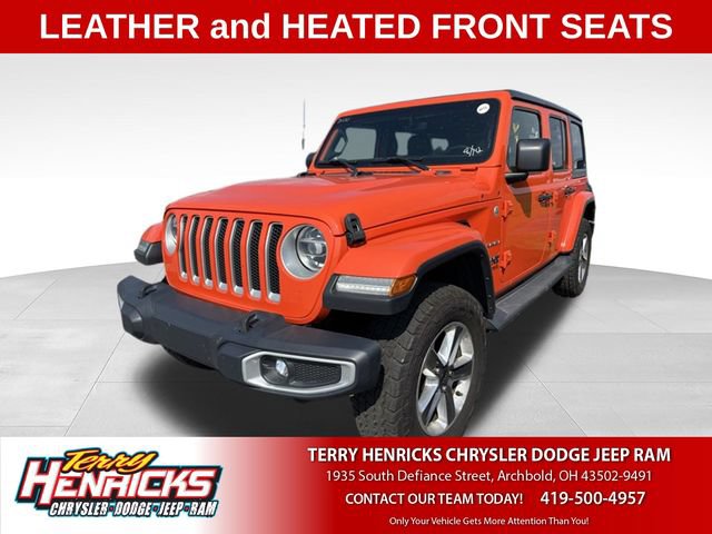 Used 2020 Jeep Wrangler Unlimited Sahara w/ Uconnect 4C Nav & Sound Group