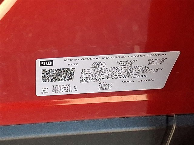 Used 2022 Chevrolet Equinox RS w/ RS Leather Package image 23