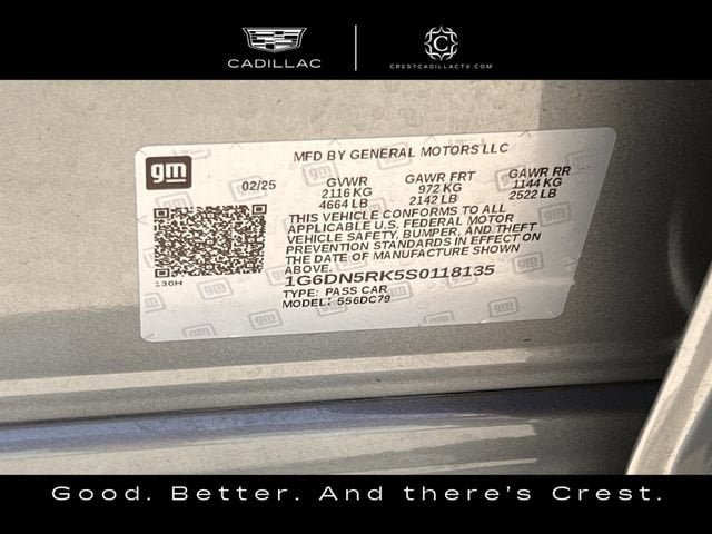 Certified 2025 Cadillac CT5 Premium Luxury w/ Sun And Sound Package RWD image 32