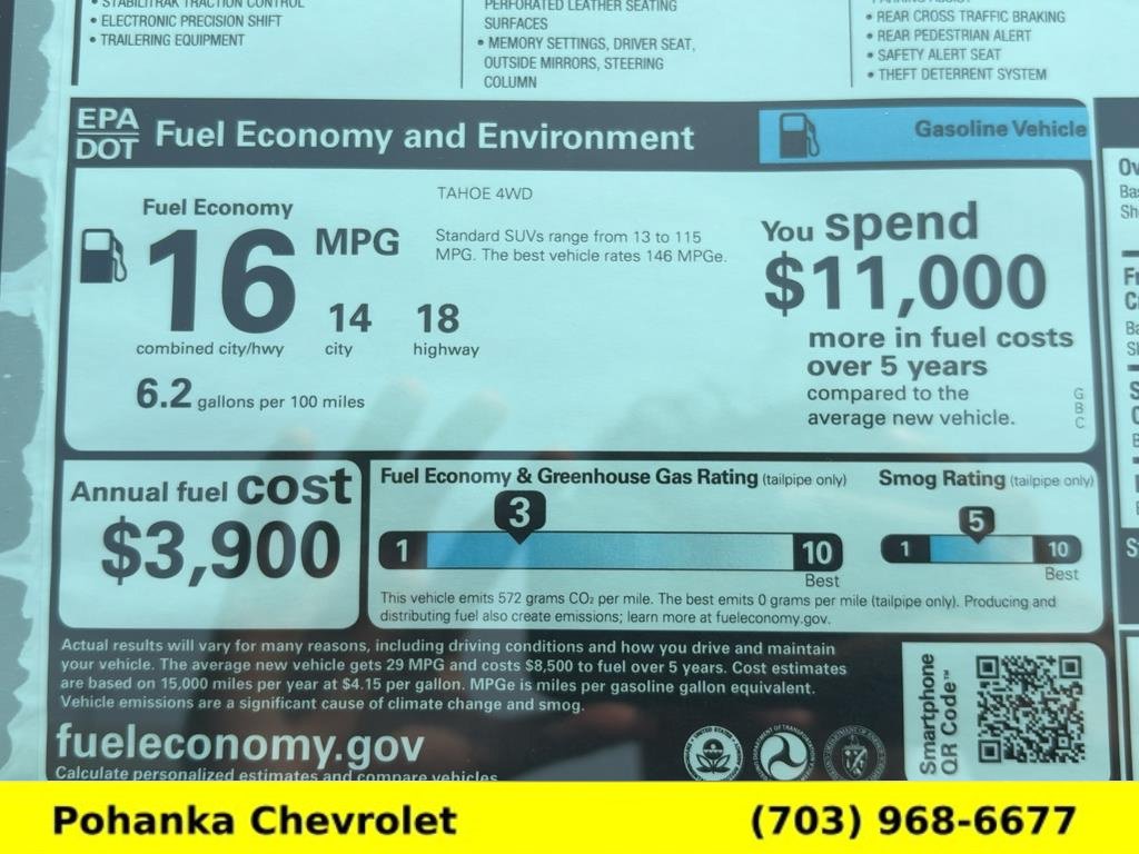 New 2026 Chevrolet Tahoe High Country AWD/4WD image 37