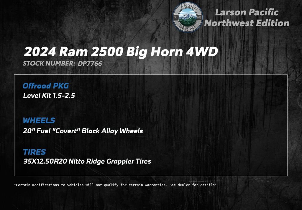 Used 2024 RAM 2500 Big Horn image 2