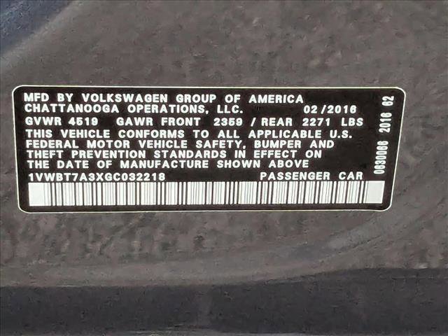 Used 2016 Volkswagen Passat 1.8T SE image 25