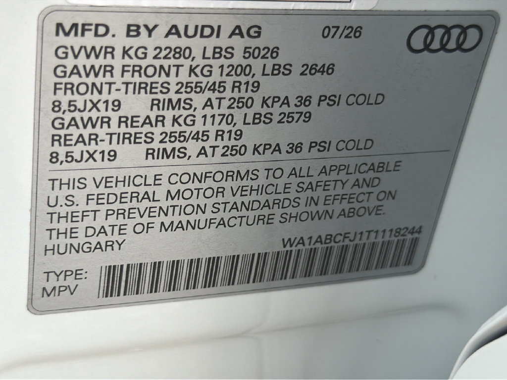 New 2026 Audi Q3 quattro 2.0T AWD/4WD image 27