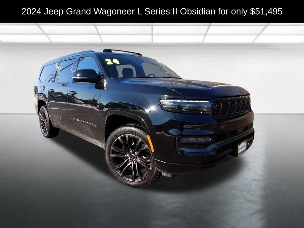 Used 2024 Jeep Grand Wagoneer L Series II w/ Quick Order Packagew 28T image 1