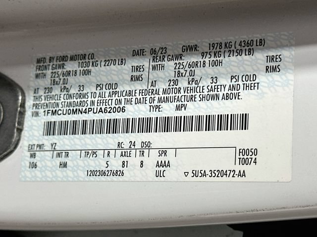 Used 2023 Ford Escape ST-Line w/ Tech Pack #1 FWD image 27