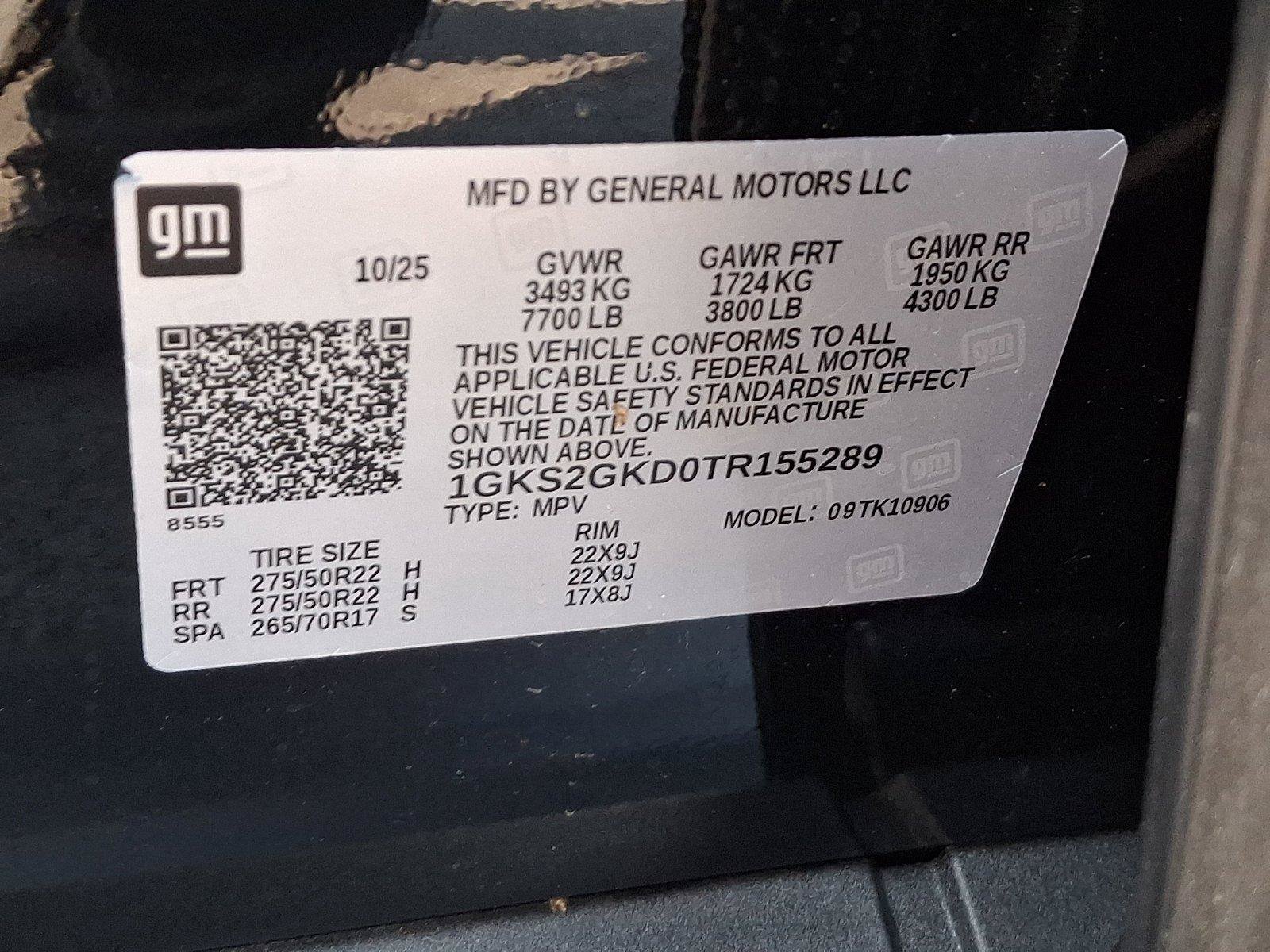 New 2026 GMC Yukon XL Elevation AWD/4WD image 10