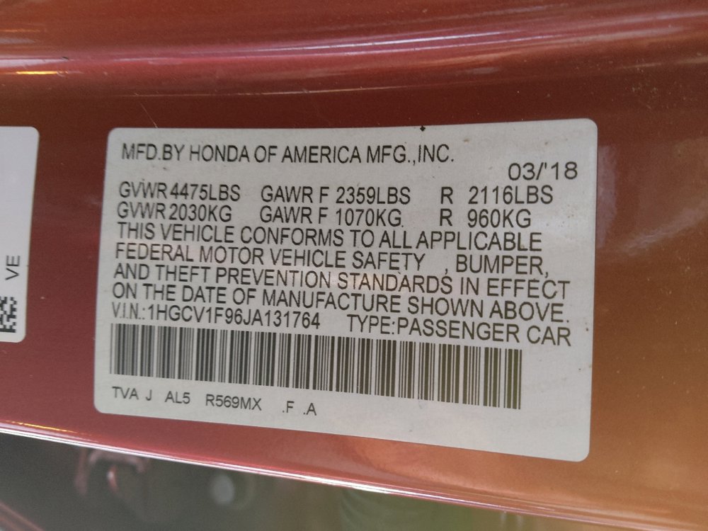 Used 2018 Honda Accord Touring image 33