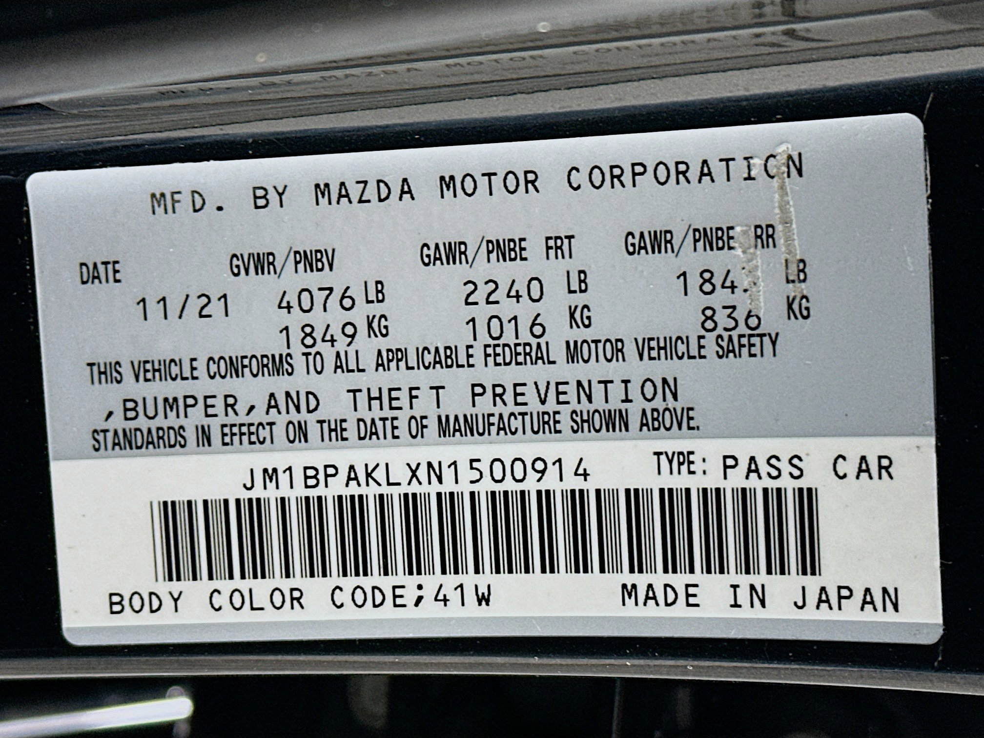 Used 2022 MAZDA MAZDA3 s image 12