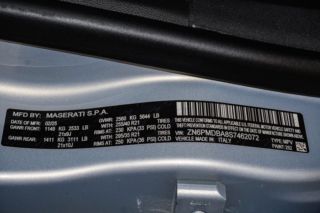Certified 2025 Maserati Grecale Modena AWD/4WD image 29