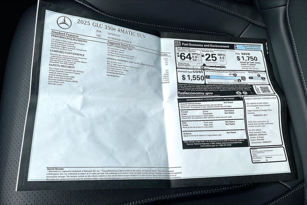 Certified 2025 Mercedes-Benz GLC 350e 4MATIC image 22