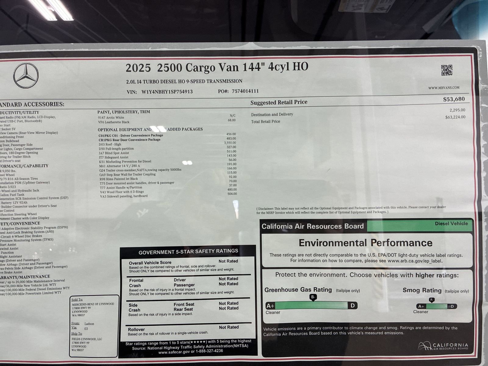 New 2025 Mercedes-Benz Sprinter 2500 image 21