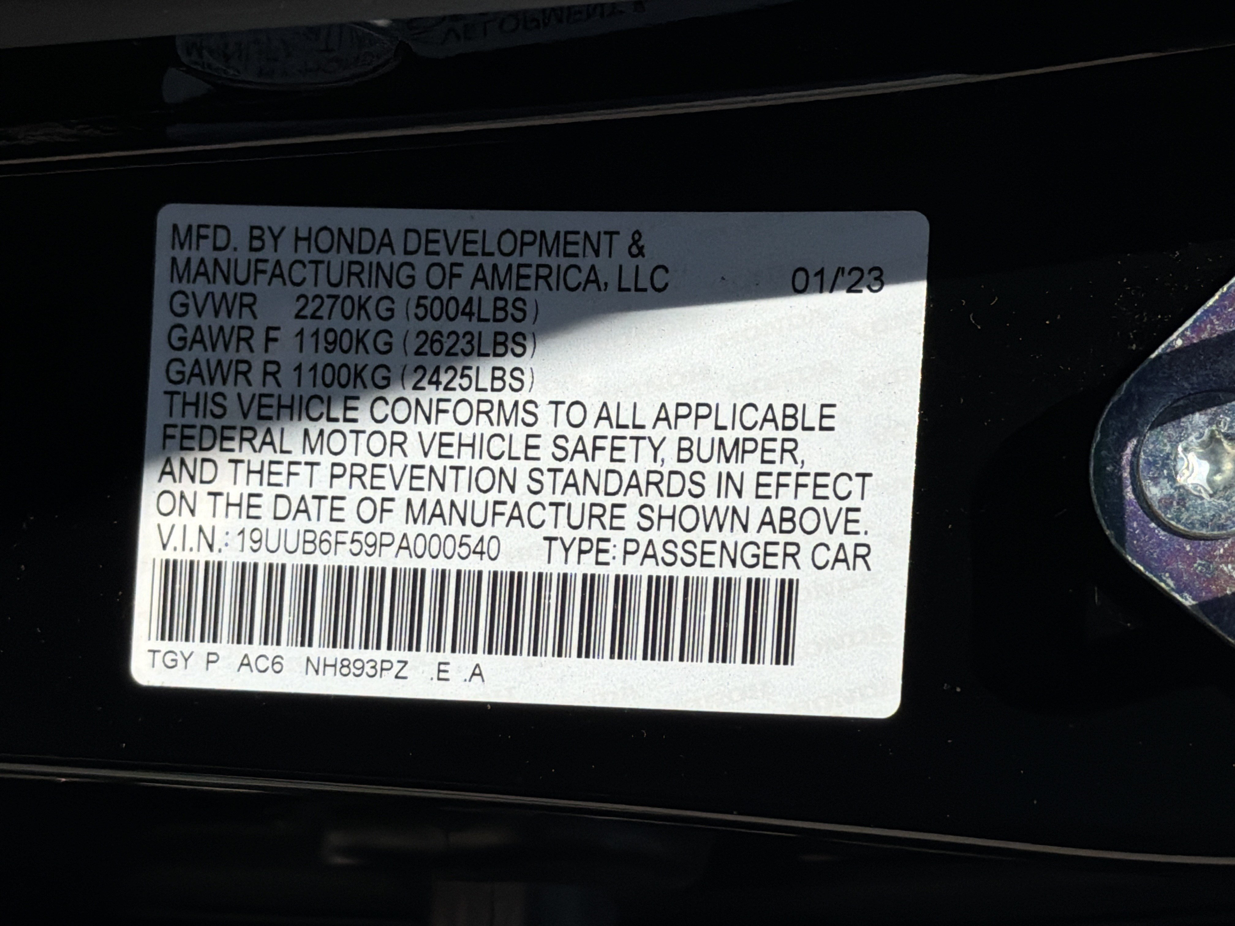 Certified 2023 Acura TLX w/ A-SPEC Package AWD/4WD image 34