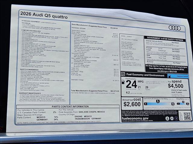 New 2026 Audi Q5 Premium AWD/4WD image 18