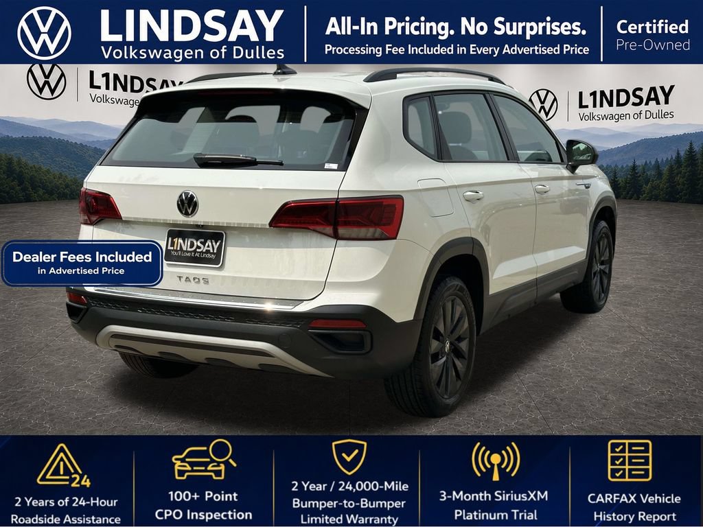 Certified 2023 Volkswagen Taos S w/ IQ Drive S Package FWD image 8