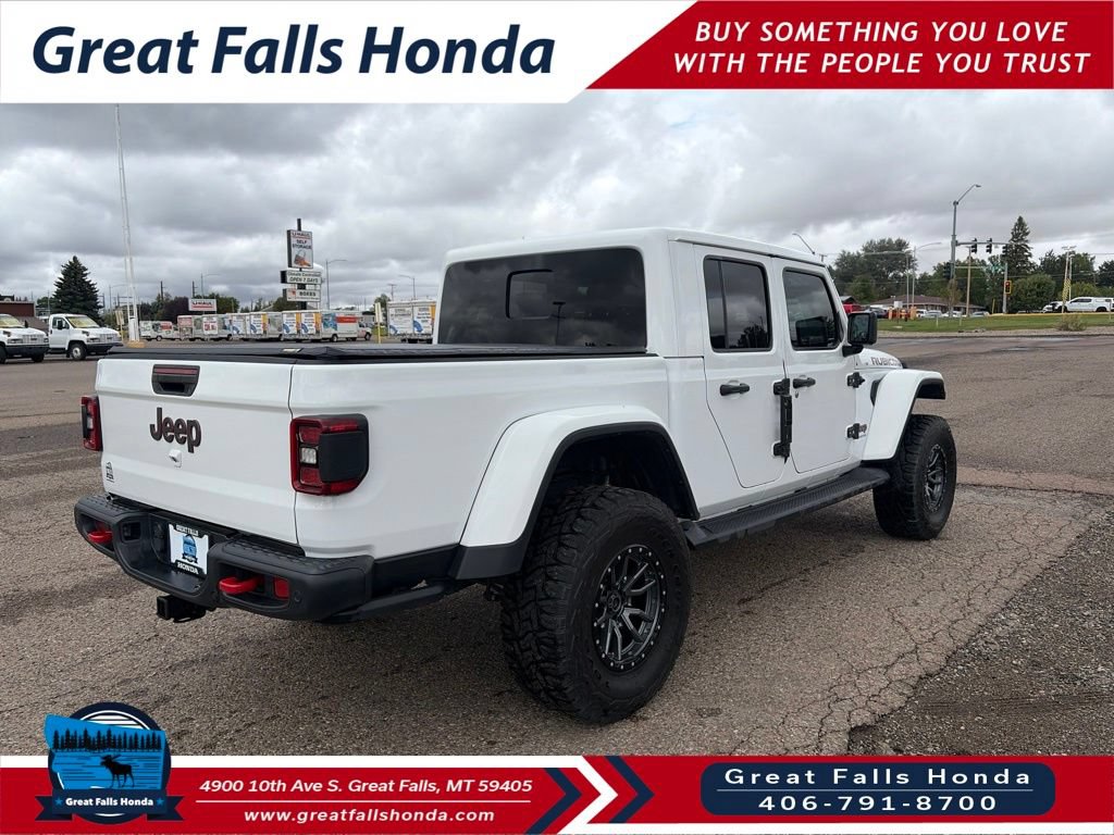 Used 2021 Jeep Gladiator Rubicon w/ Uconnect 4C Nav & Sound Group AWD/4WD image 7