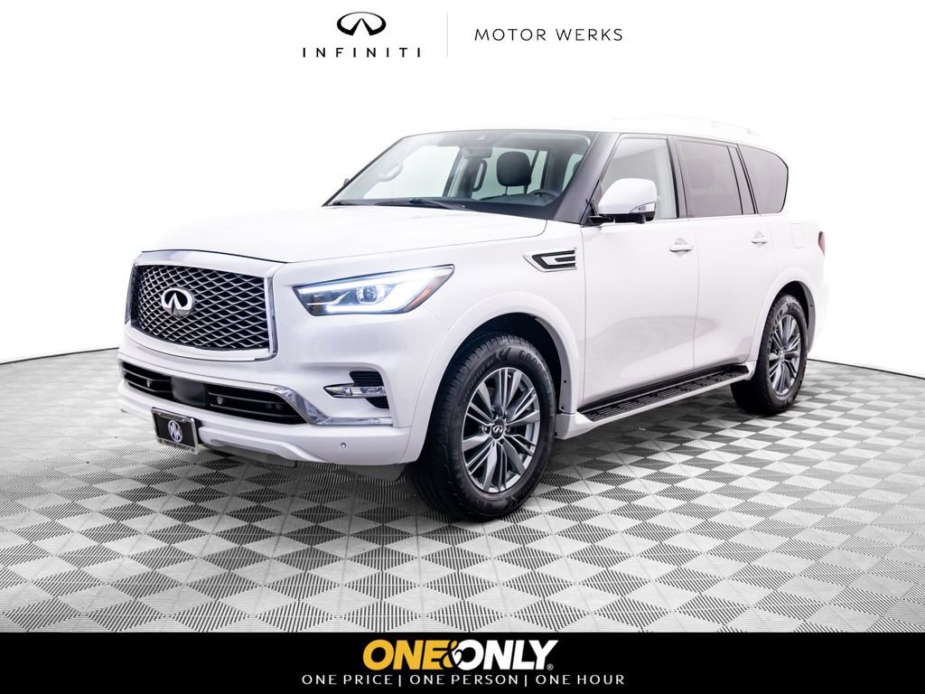 Used 2021 INFINITI QX80 Luxe w/ Cargo Package