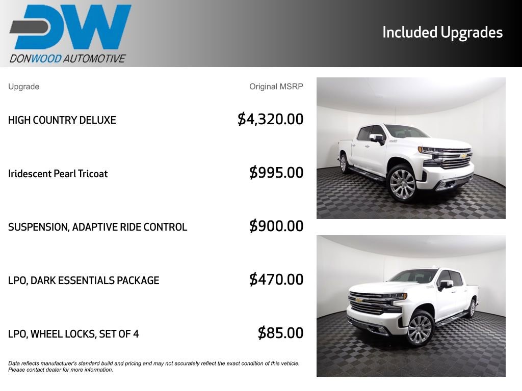 Used 2022 Chevrolet Silverado 1500 High Country w/ LPO, Dark Essentials Package image 6