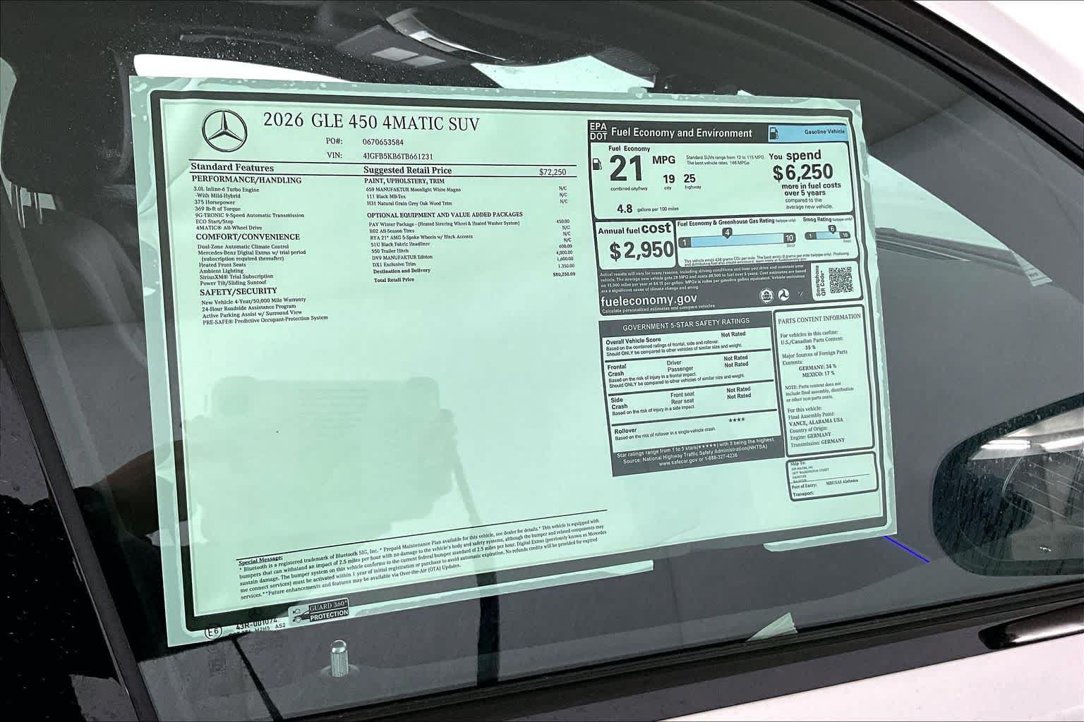 Used 2026 Mercedes-Benz GLE 450 4MATIC image 17