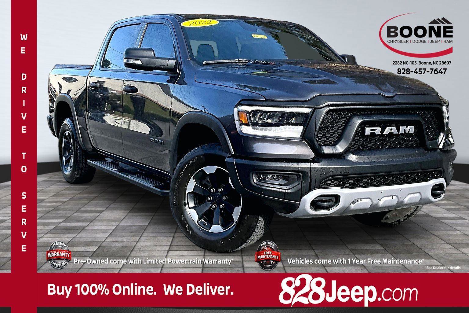 Used 2022 RAM 1500 Rebel w/ Rebel Level 1 Equipment Group AWD/4WD image 1
