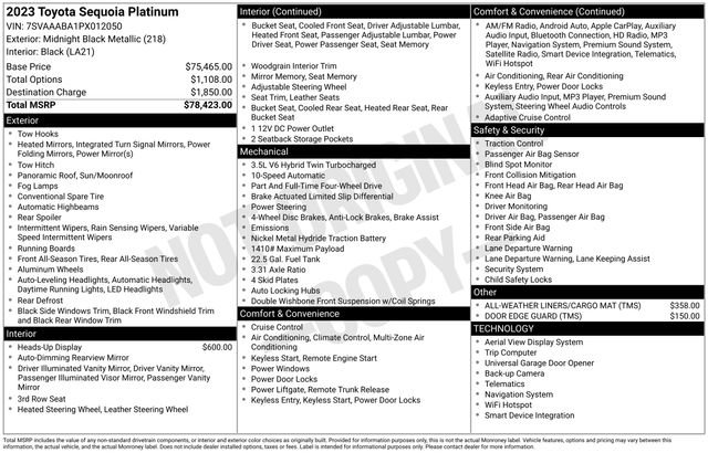 Used 2023 Toyota Sequoia Platinum image 32