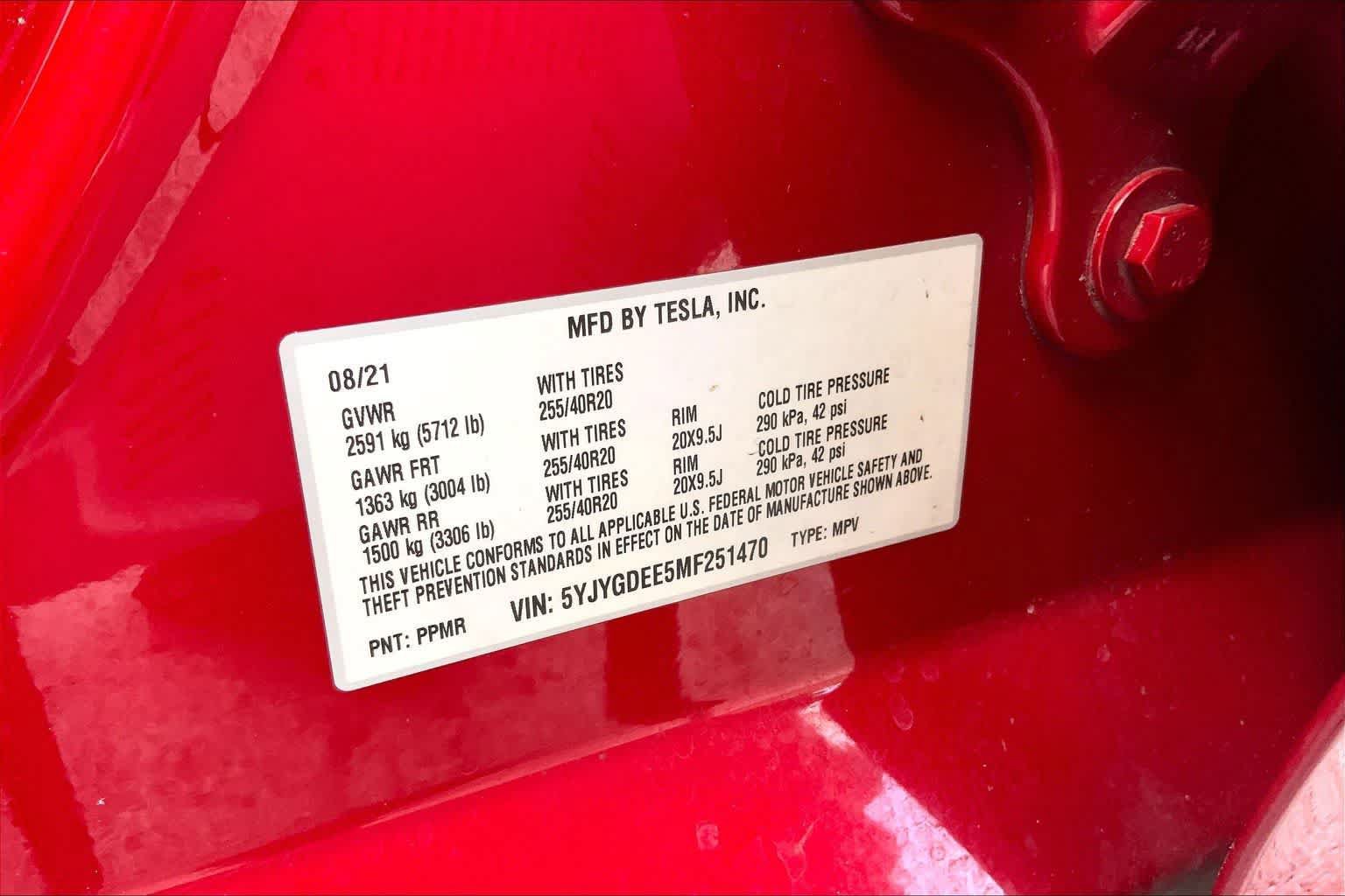 Used 2021 Tesla Model Y Long Range AWD/4WD image 20