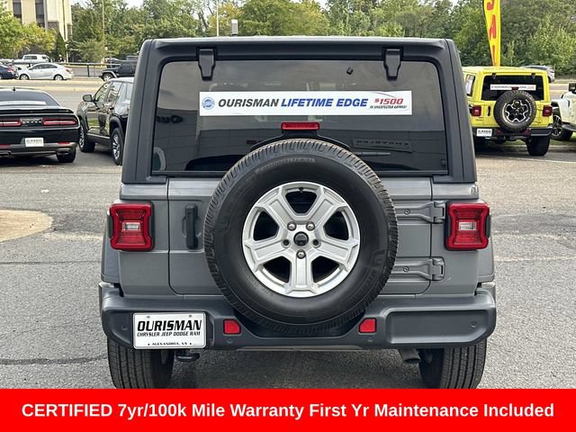 Certified 2021 Jeep Wrangler Unlimited Sport AWD/4WD image 4