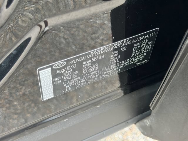 Used 2023 Hyundai Santa Fe SEL w/ Cargo Package FWD image 20