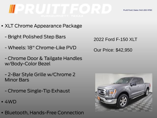 Used 2022 Ford F150 XLT w/ Equipment Group 302A High AWD/4WD image 25