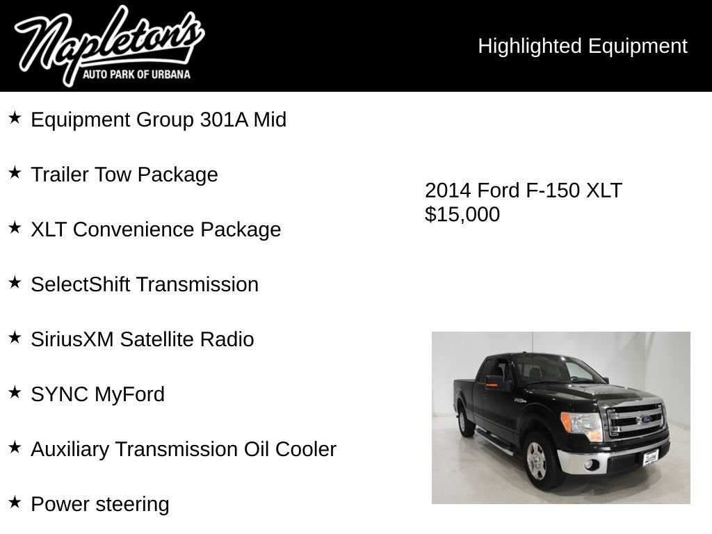 Used 2014 Ford F150 XLT w/ Equipment Group 301A Mid RWD image 15