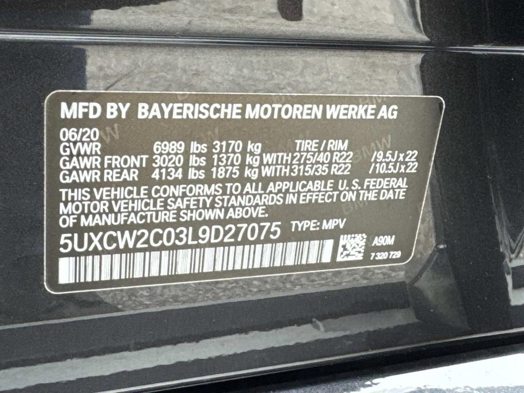 Used 2020 BMW X7 xDrive40i w/ Premium Package AWD/4WD image 30