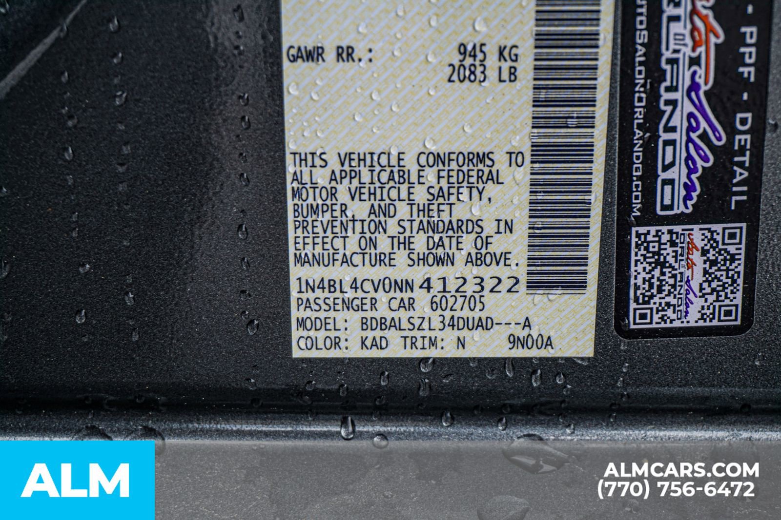 Used 2022 Nissan Altima 2.5 SR w/ Midnight Edition Package image 65