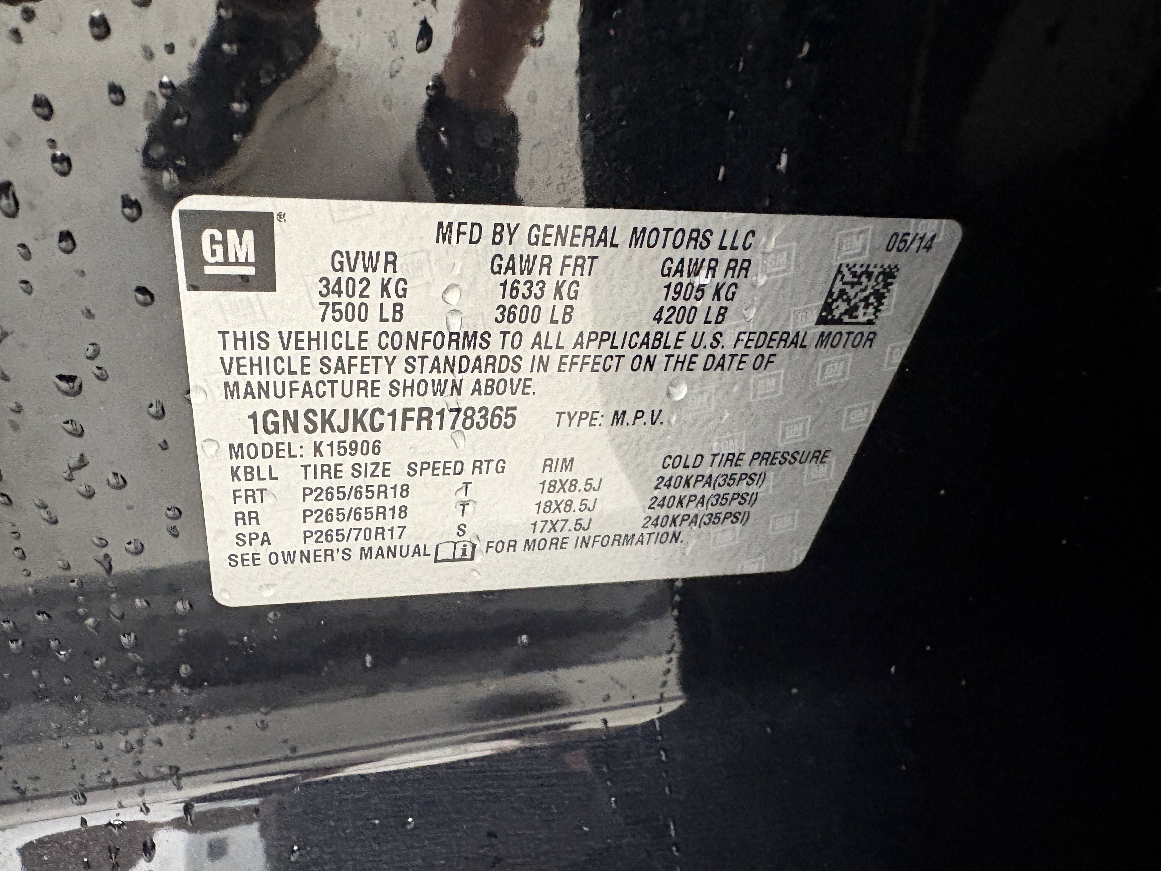 Used 2015 Chevrolet Suburban LT AWD/4WD image 46