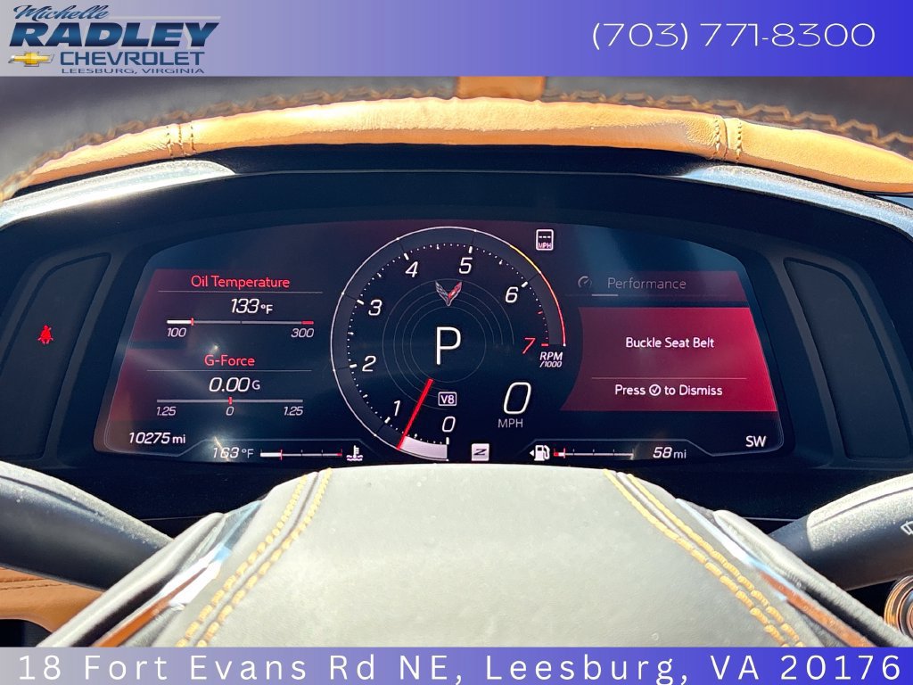 Used 2021 Chevrolet Corvette Stingray Premium Cpe w/ Z51 Performance Package RWD image 8