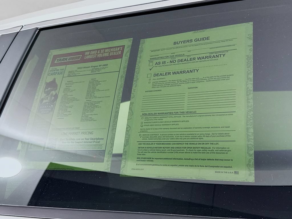 Certified 2023 Nissan Rogue SV AWD/4WD image 14