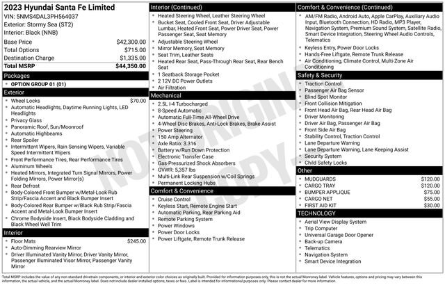 Used 2023 Hyundai Santa Fe Limited image 5