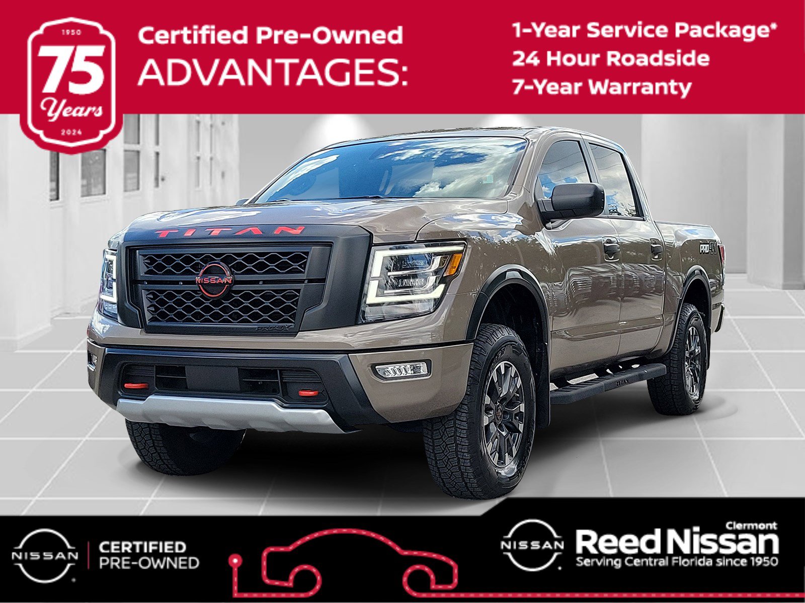 Certified 2024 Nissan Titan PRO-4X w/ Off Road Protection Package