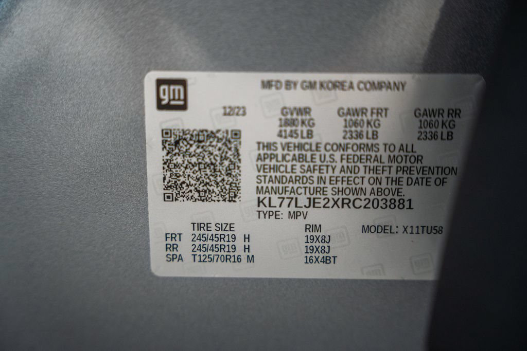 Used 2024 Chevrolet Trax RS w/ Sunroof Package FWD image 35