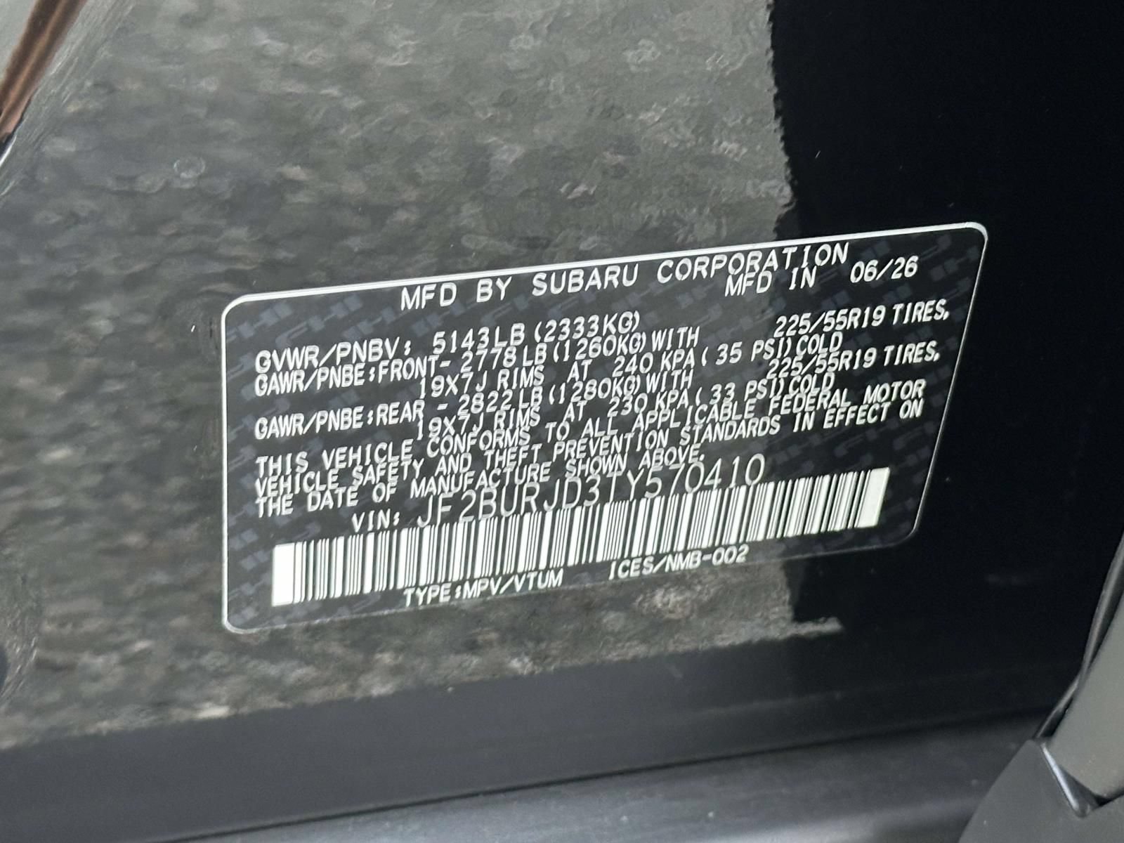 New 2026 Subaru Outback Touring XT AWD/4WD image 15