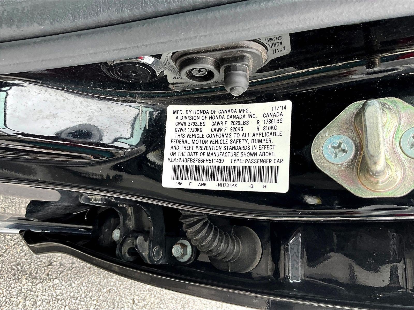 Used 2015 Honda Civic EX image 18