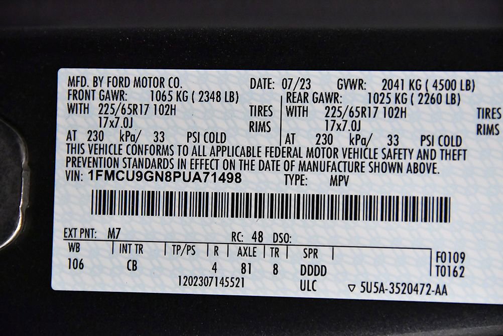 Used 2023 Ford Escape Active w/ Tech Pack #2 AWD/4WD image 15