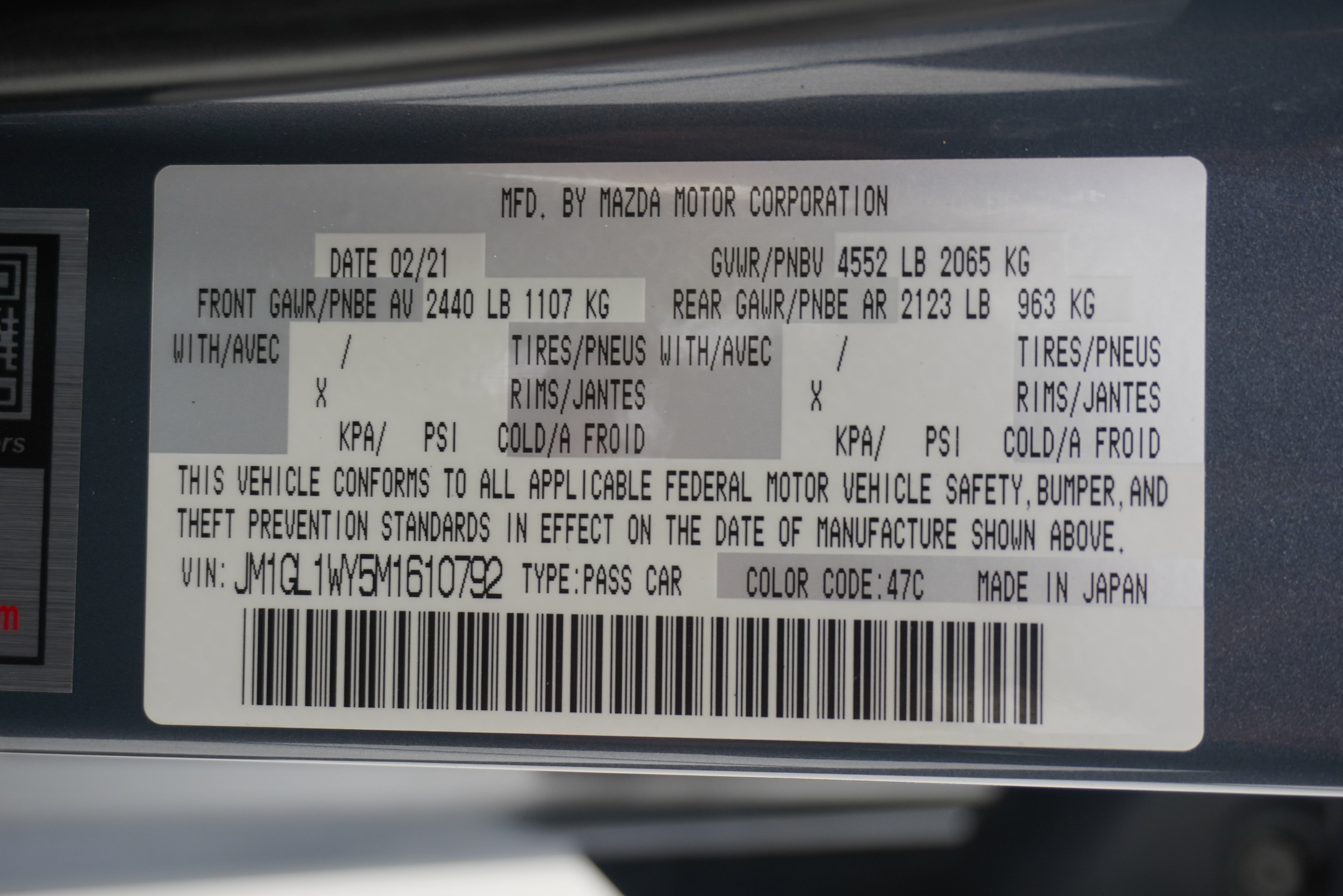 Used 2021 MAZDA MAZDA6 Carbon Edition FWD image 32