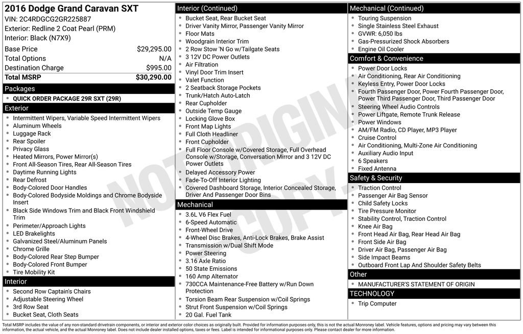 Used 2016 Dodge Grand Caravan SXT image 13