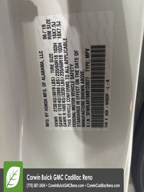 Used 2019 Honda Odyssey EX-L image 35