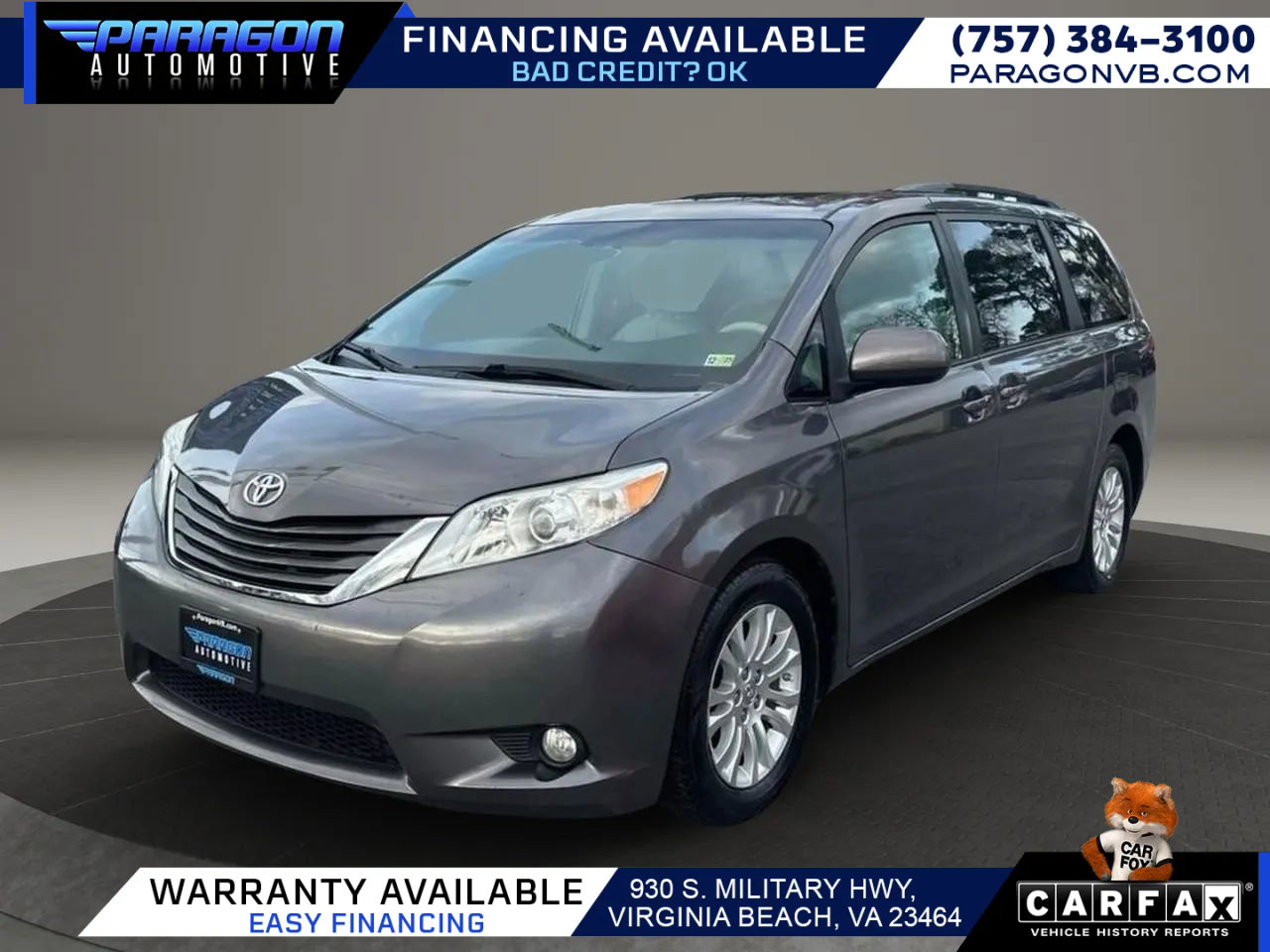 Used 2014 Toyota Sienna XLE