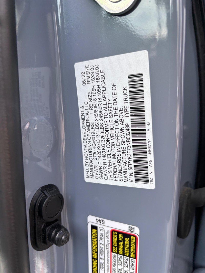 Used 2022 Honda Ridgeline RTL-E image 18