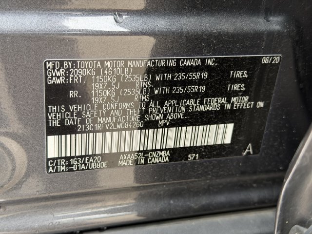 Certified 2020 Toyota RAV4 XLE Premium FWD image 27