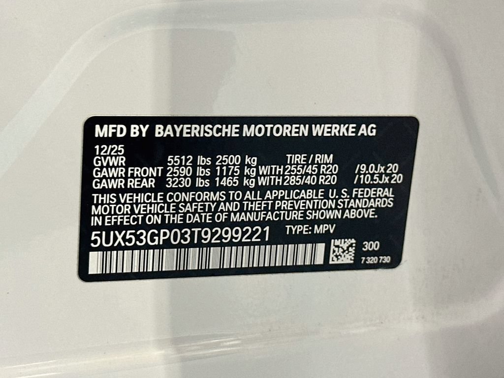 Used 2026 BMW X3 xDrive30i w/ Convenience Package AWD/4WD image 32