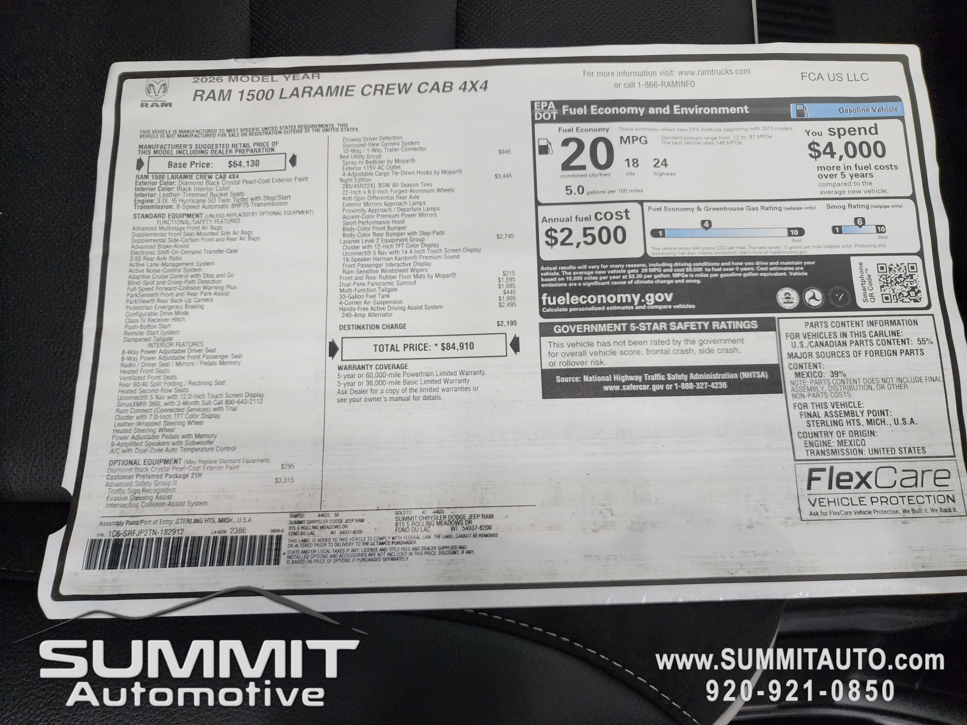 New 2026 RAM 1500 Laramie w/ Night Edition image 66