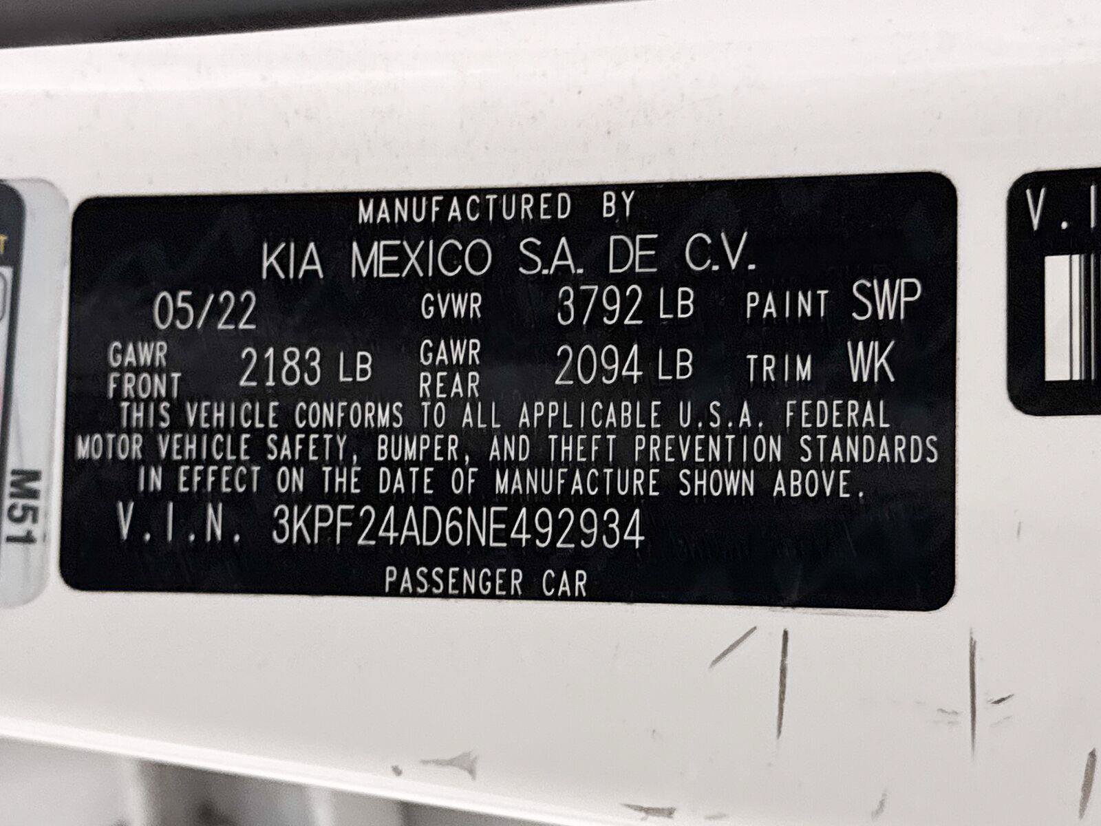 Used 2022 Kia Forte LXS w/ LXS Technology Package FWD image 37
